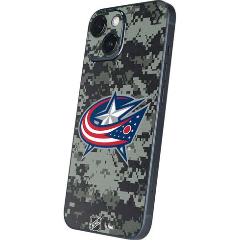 NHL Columbus Blue Jackets Camo iPhone 13 Mini Skin