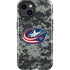 NHL Columbus Blue Jackets Camo iPhone 15 Plus Impact Case