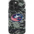 NHL Columbus Blue Jackets Camo iPhone 14 Pro Impact Case