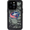 NHL Columbus Blue Jackets Camo iPhone 14 Pro Waterproof Case