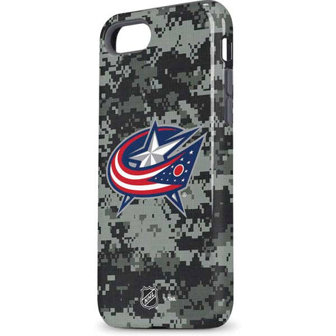 NHL Columbus Blue Jackets Camo iPhone 8 Pro Case