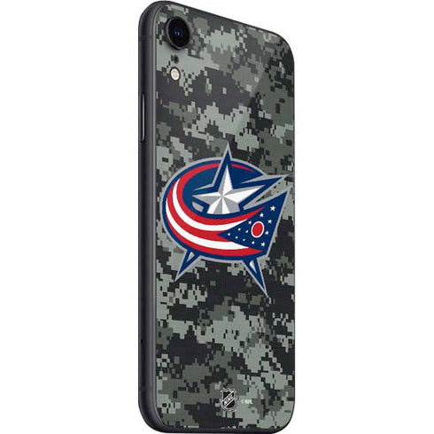NHL Columbus Blue Jackets Camo iPhone SE (2nd & 3rd Gen) Skin