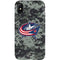 NHL Columbus Blue Jackets Camo iPhone X Pro Case