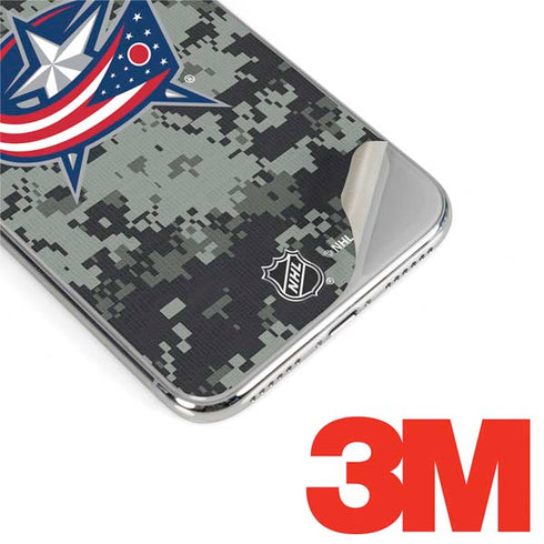 NHL Columbus Blue Jackets Camo iPhone XR Skin