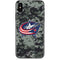 NHL Columbus Blue Jackets Camo iPhone XS Skin