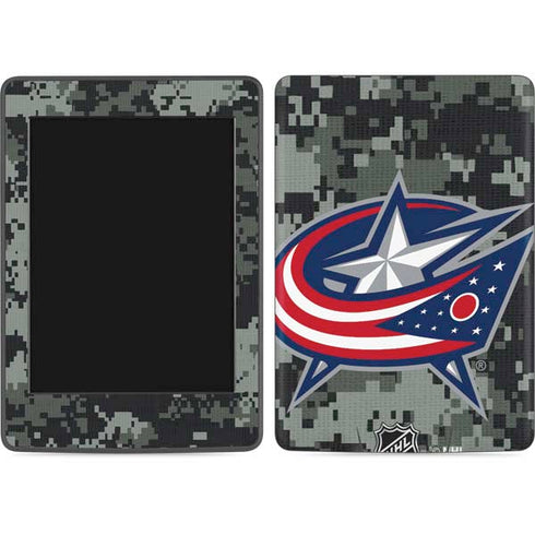 NHL Columbus Blue Jackets Camo Amazon Kindle Skin