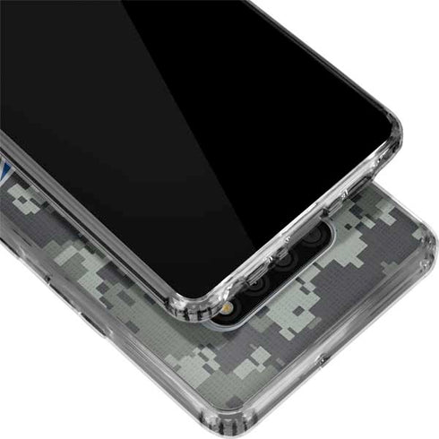 NHL Columbus Blue Jackets Camo LG Stylo 6 Clear Case