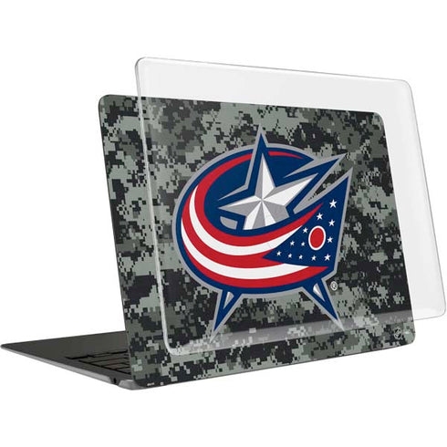 NHL Columbus Blue Jackets Camo MacBook Air 13in M1 (2021) Case plus Skin