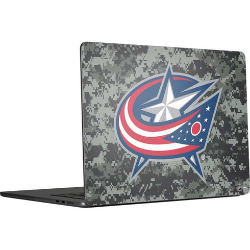 NHL Columbus Blue Jackets Camo MacBook Air 15 in (2023) Skin