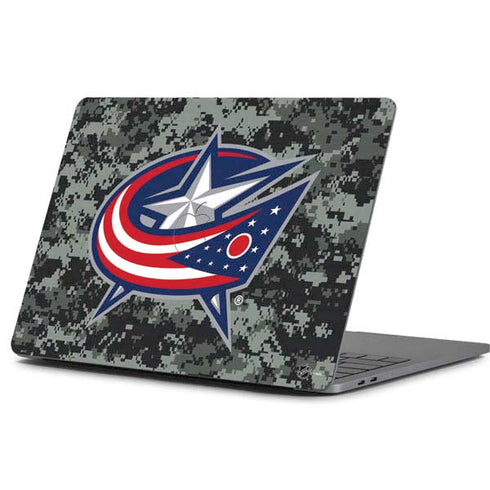 NHL Columbus Blue Jackets Camo Apple MacBook Pro 13-inch Skin