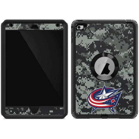 NHL Columbus Blue Jackets Camo Otterbox Defender iPad Skin