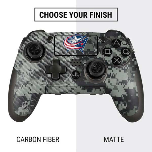 NHL Columbus Blue Jackets Camo PlayStation Scuf Vantage 2 Controller Skin