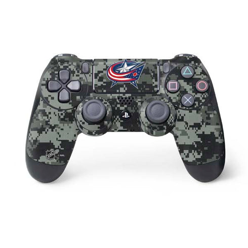 NHL Columbus Blue Jackets Camo PS4 Controller Skin