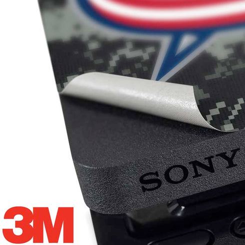 NHL Columbus Blue Jackets Camo PS4 Slim Bundle Skin