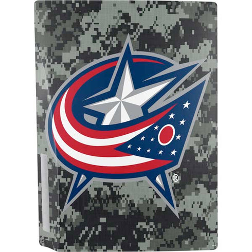 NHL Columbus Blue Jackets Camo PS5 Bundle Skin