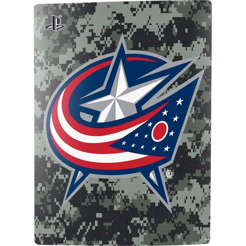 NHL Columbus Blue Jackets Camo PS5 Digital Edition Bundle Skin