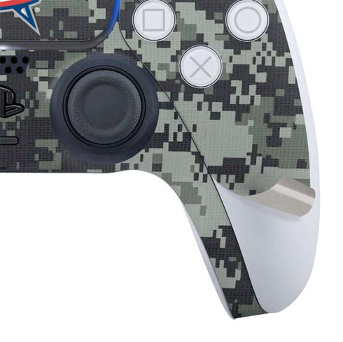 NHL Columbus Blue Jackets Camo PS5 Slim Digital Edition Bundle Skin
