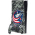 NHL Columbus Blue Jackets Camo PS5 Slim Digital Edition Console Skin