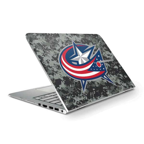 NHL Columbus Blue Jackets Camo HP Spectre Skin