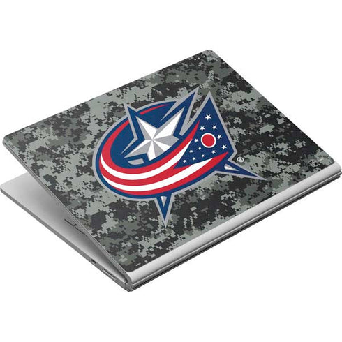 NHL Columbus Blue Jackets Camo Surface Book Skin