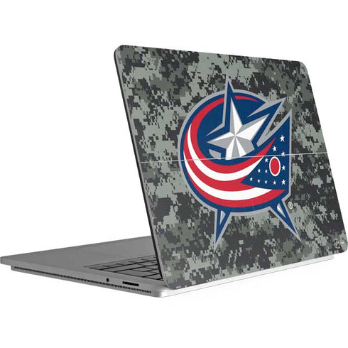 NHL Columbus Blue Jackets Camo Surface Laptop Studio Skin