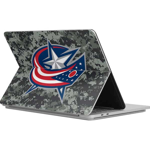 NHL Columbus Blue Jackets Camo Surface Laptop Studio Skin