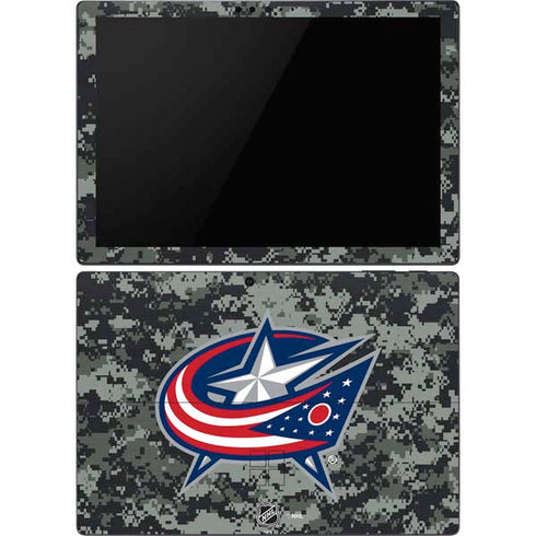 NHL Columbus Blue Jackets Camo Surface Pro 6 Skin