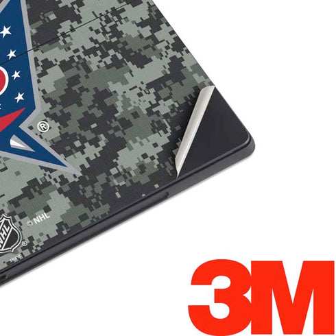 NHL Columbus Blue Jackets Camo Surface Pro 7 Skin