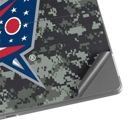 NHL Columbus Blue Jackets Camo Surface Pro 8 Skin