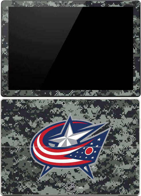 NHL Columbus Blue Jackets Camo Surface Pro (2017) Skin