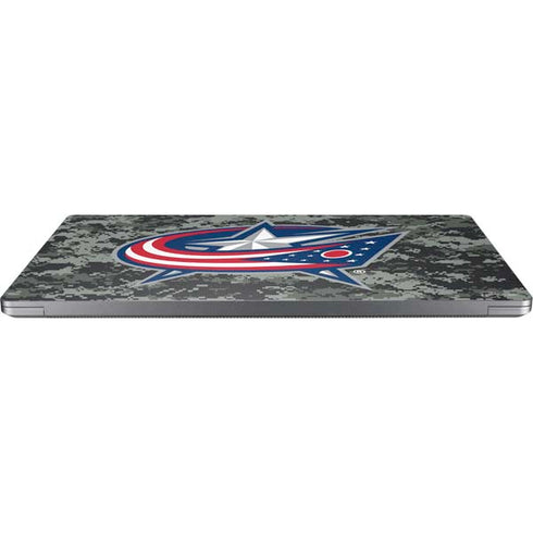 NHL Columbus Blue Jackets Camo Universal Laptop 11in (8.8 x 6.2in) Skin