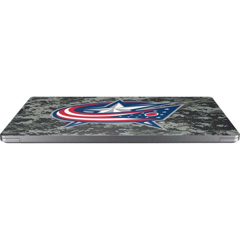 NHL Columbus Blue Jackets Camo Universal Laptop 13in (10.6 x 7.6in) Skin