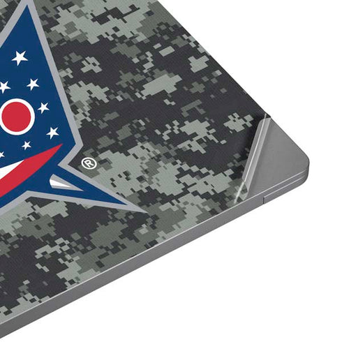 NHL Columbus Blue Jackets Camo Universal Laptop 14in (11.4 x 8.2in) Skin
