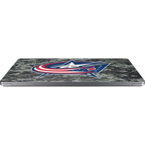 NHL Columbus Blue Jackets Camo Universal Laptop 16.6in (13.4 x 9.7in) Skin