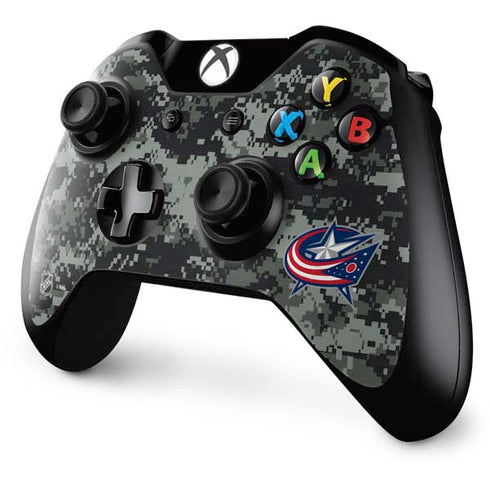 NHL Columbus Blue Jackets Camo Xbox One Controller Skin