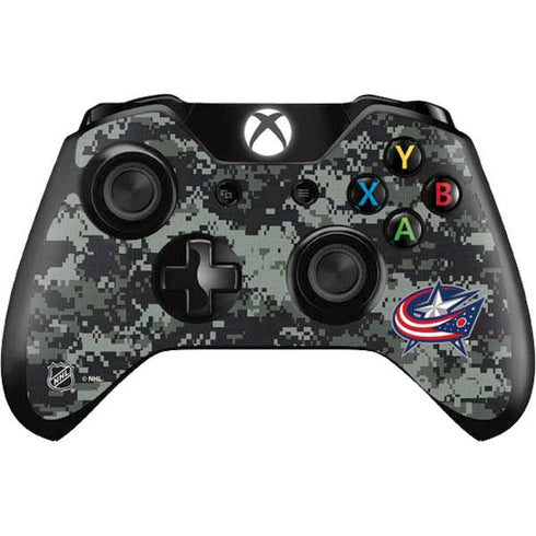 NHL Columbus Blue Jackets Camo Xbox One Controller Skin