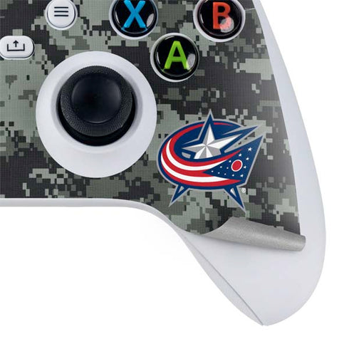 NHL Columbus Blue Jackets Camo Xbox Series S Skins