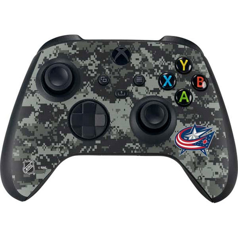 NHL Columbus Blue Jackets Camo Xbox Series X Bundle Skin