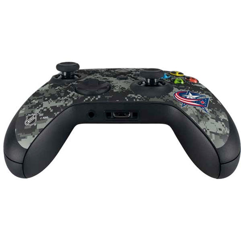 NHL Columbus Blue Jackets Camo Xbox Series X Controller Skin