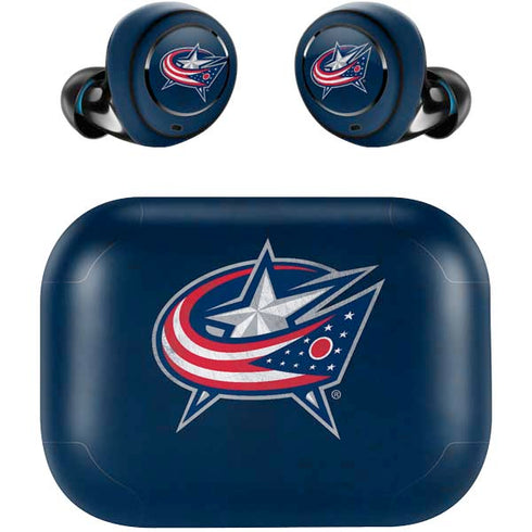 NHL Columbus Blue Jackets Distressed Amazon Echo Buds Skin