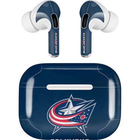 NHL Columbus Blue Jackets Distressed Apple AirPods Pro Skin
