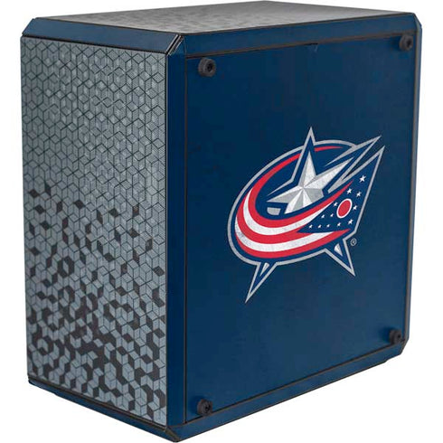 NHL Columbus Blue Jackets Distressed Cooler Master MasterBox Q300L Mini Tower Skin