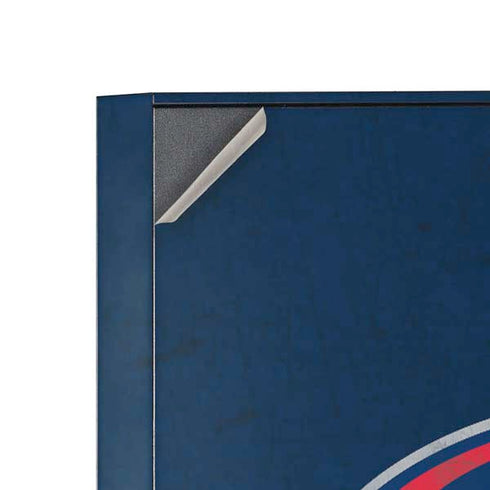 NHL Columbus Blue Jackets Distressed Corsair 4000D Tempered Glass Mid-Tower ATX Case Skin