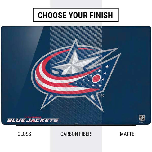 NHL Columbus Blue Jackets Distressed Dell Vostro Skin