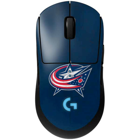 NHL Columbus Blue Jackets Distressed G Pro Wireless Gaming Mouse Skin
