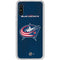 NHL Columbus Blue Jackets Distressed Galaxy A10e Clear Case