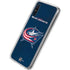 NHL Columbus Blue Jackets Distressed Galaxy A10e Clear Case