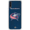 NHL Columbus Blue Jackets Distressed Galaxy A50 Clear Case