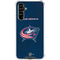 NHL Columbus Blue Jackets Distressed Galaxy A54 5G Clear Case