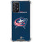 NHL Columbus Blue Jackets Distressed Galaxy A72 5G Clear Case